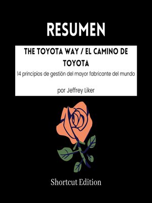 cover image of RESUMEN--The Toyota Way / El camino de Toyota